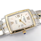 Raymond Weil Parsifal 9340 White Rectangular Mother of Pearl Dial
