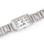 Maurice Lacroix Miros 59744 Silver Rectangular Dial Roman Numeral dial