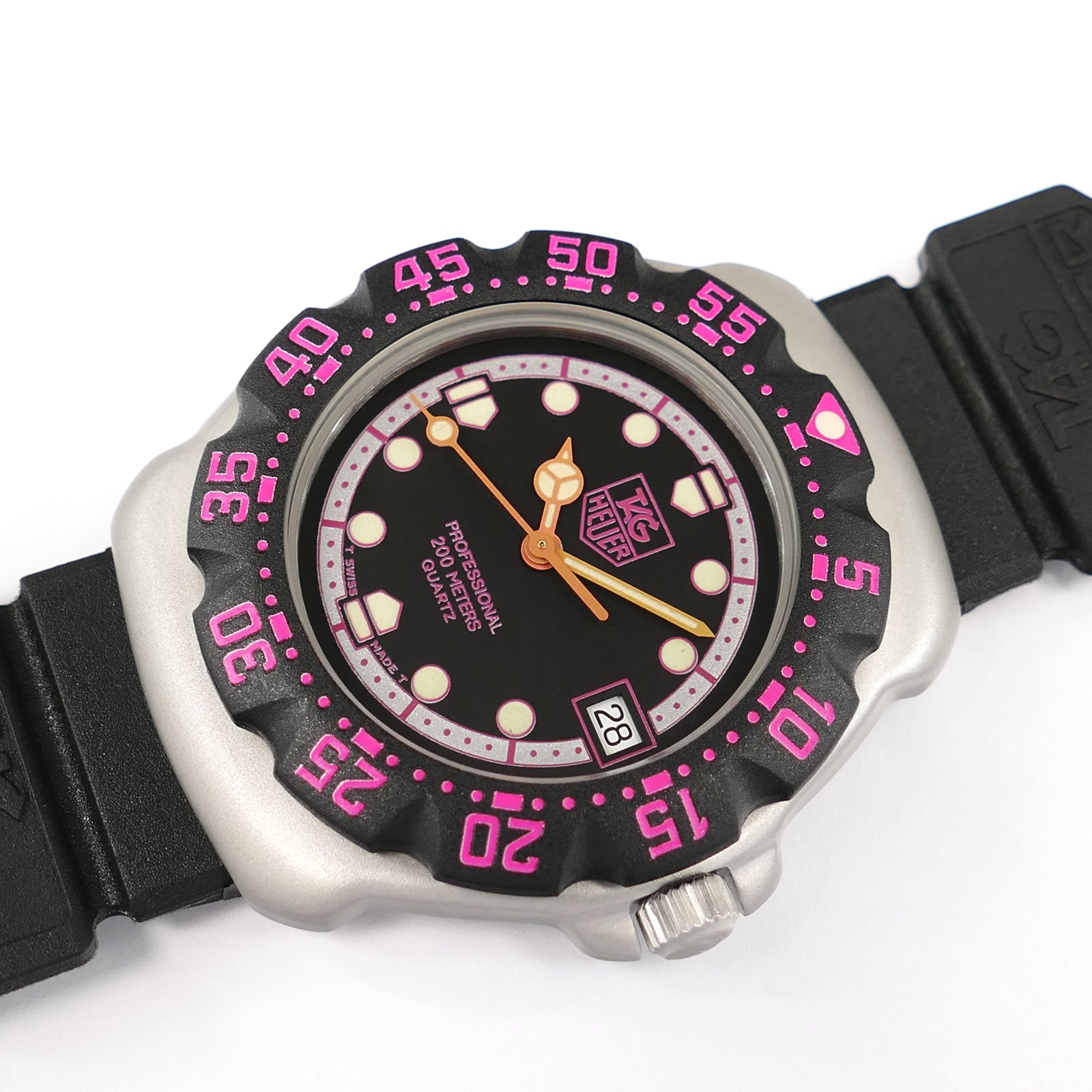 TAG Heuer Formula 1 377.513 Black & Pink F1