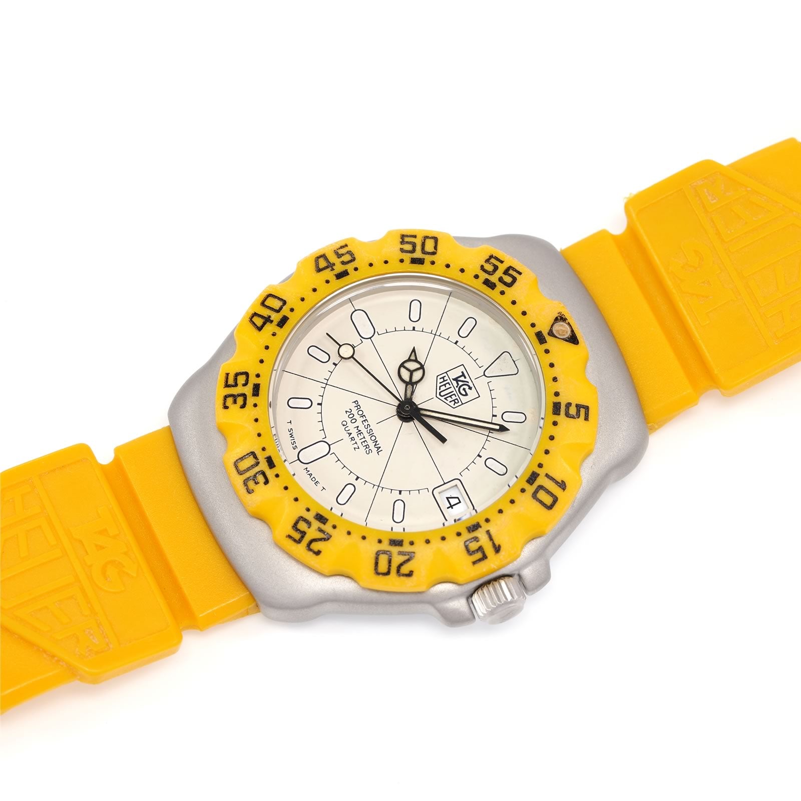 TAG Heuer Formula 1 Custom Cream Dial Yellow Accents