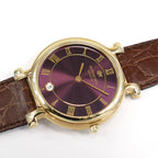 Raymond Weil 9136-2 Purple Sunburst Dial 18k Gold Plated