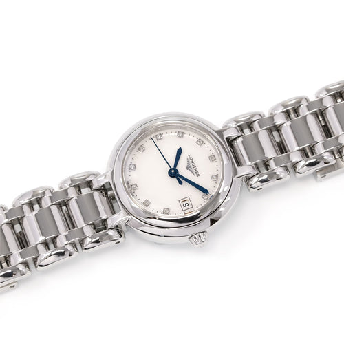 Longines PrimaLuna Ladies Mother of Pearl & Diamonds watch L8.110.4.87.6