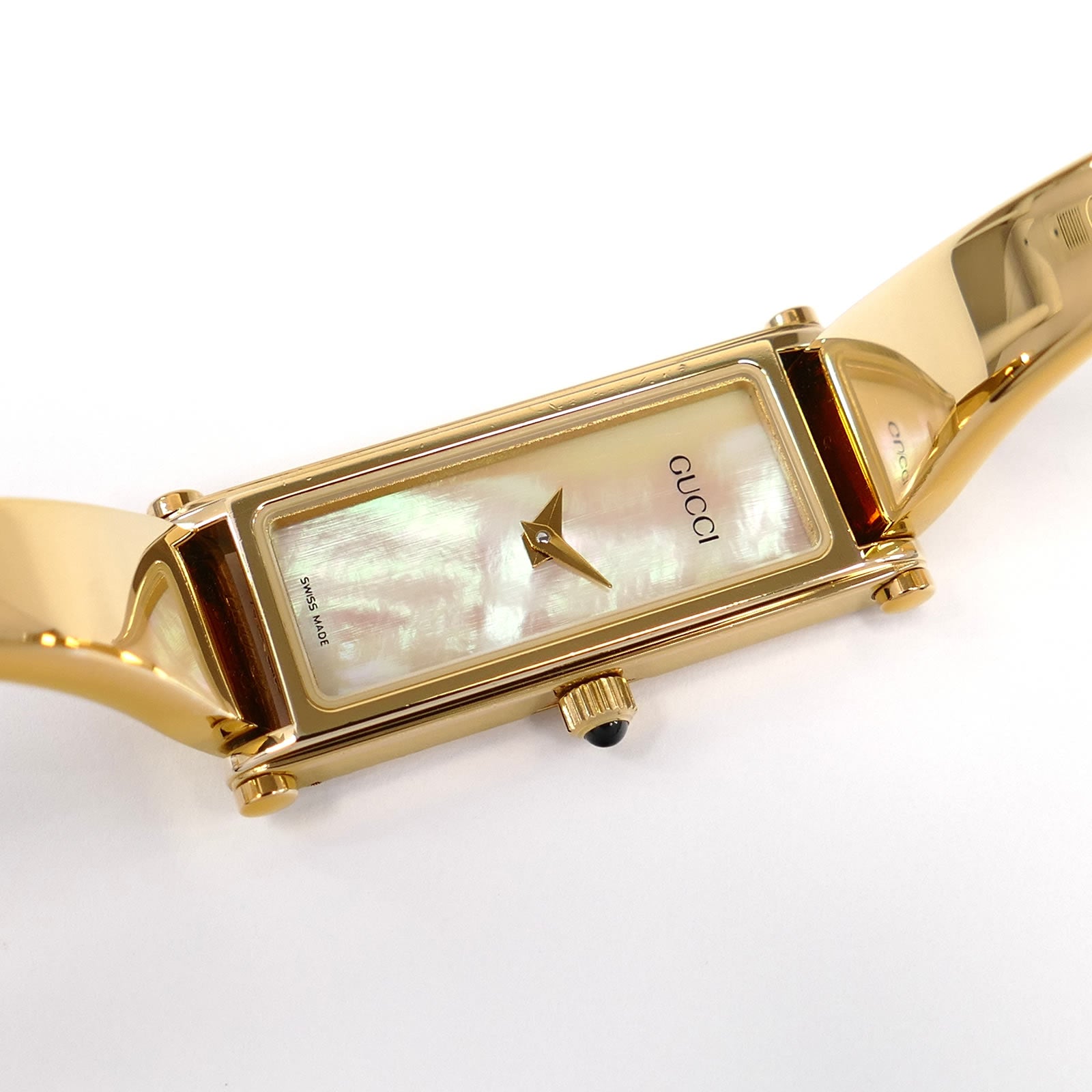 Gucci 1500L White Mother of Pearl Dial