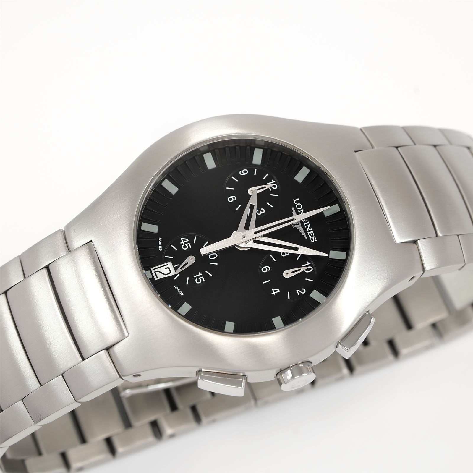 Longines Oposition Men's Black Dial Chronograph L3.618.4.52.6 watch