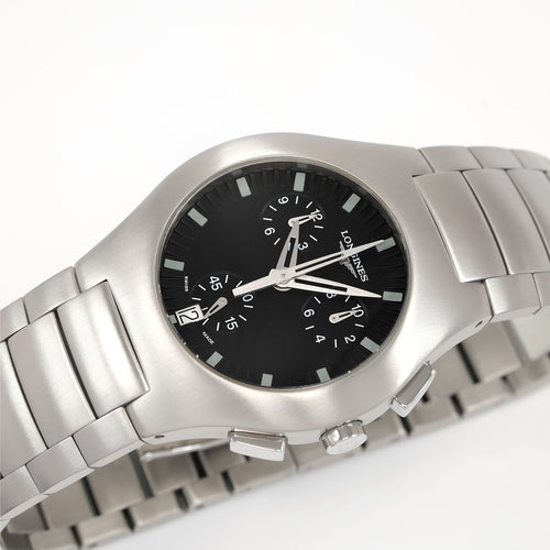 Longines Oposition Men's Black Dial Chronograph L3.618.4.52.6 watch
