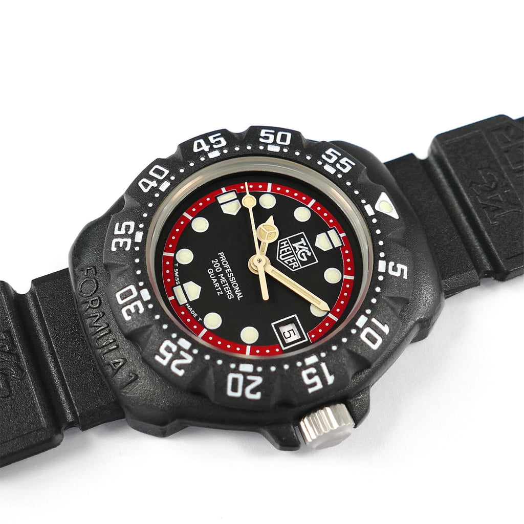 TAG Heuer Formula 1 Black & Red 383.508 New Bezel