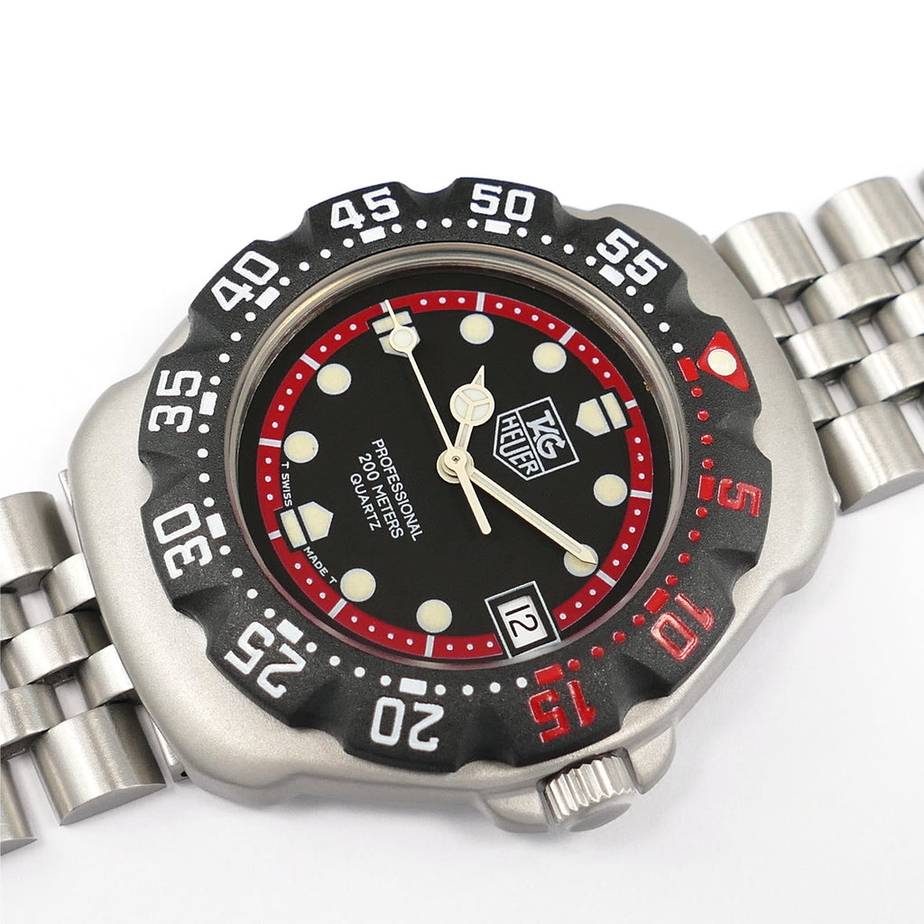TAG Heuer Formula 1 374.513 Black dial red border