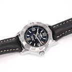 Breitling Colt 33 Ladies Black Dial A77387 watch with leather strap