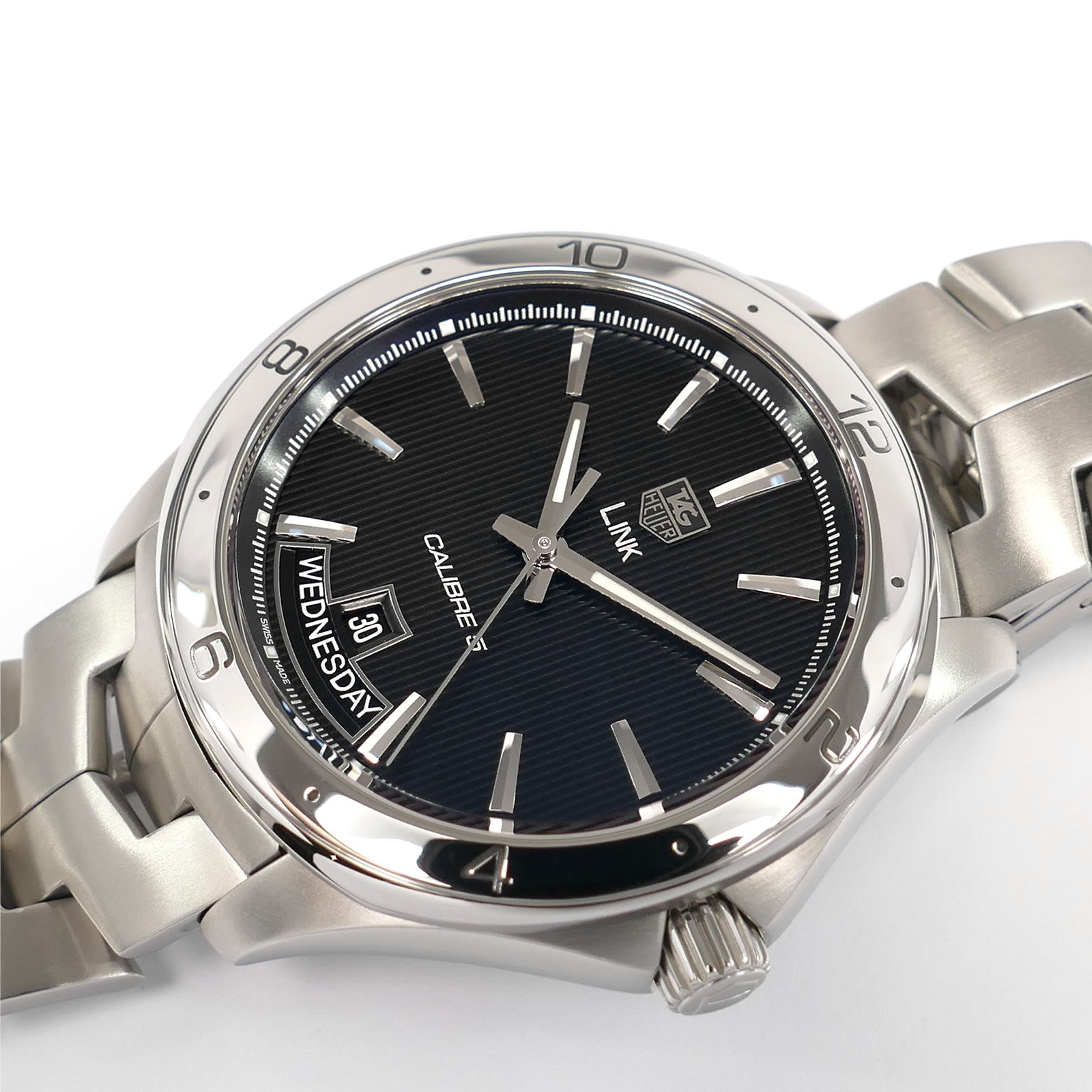 TAG Heuer Link Calibre Black Day-Date 42mm Automatic WAT2010-0