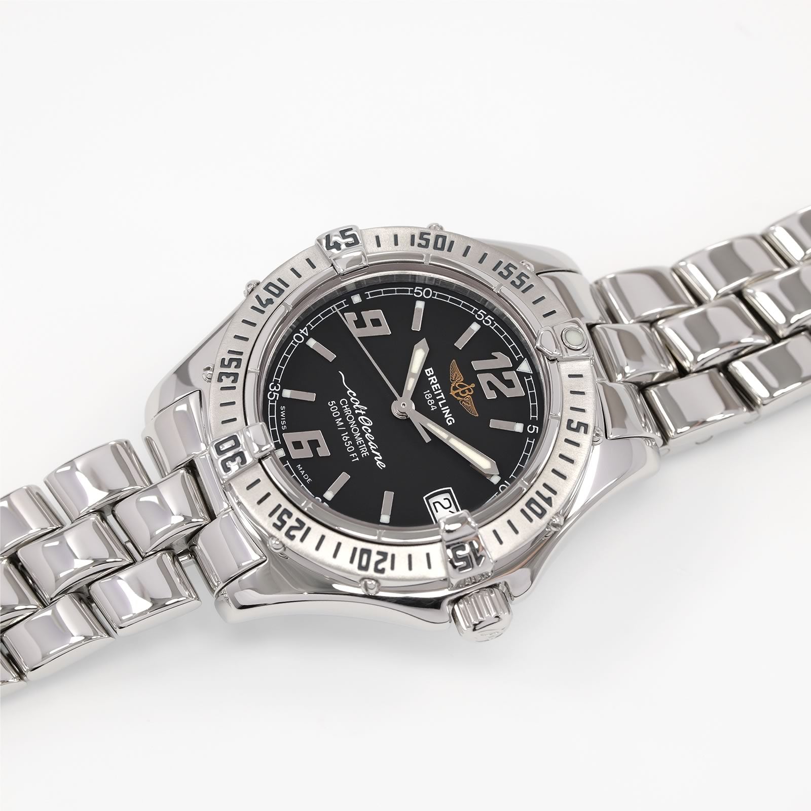 Breitling Colt Oceane A57350 Black Dial ladies watch