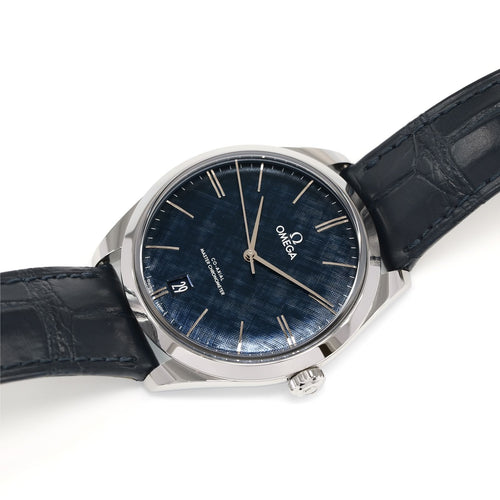 Omega De Ville Trésor 435.13.40.21.03.001 Men's 40mm Master Chronometer blue dial watch