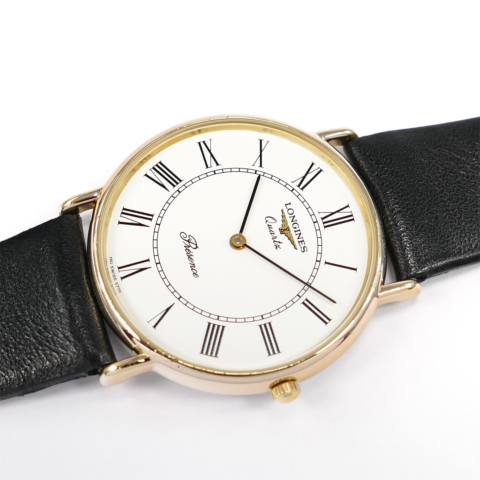Longines Présence 150.6799 White Roman Numeral Dial