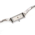 Gucci 1500L Silver Dial bangle watch