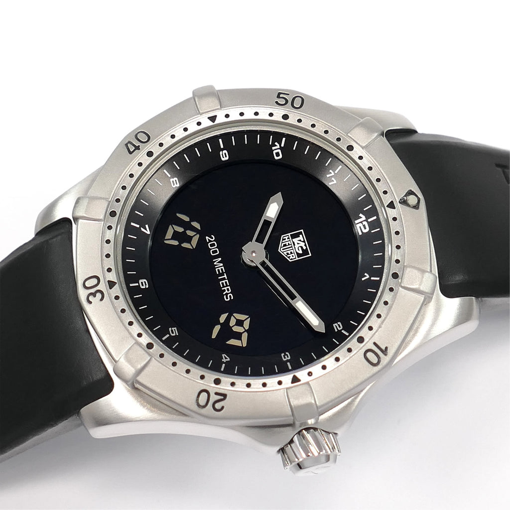 TAG Heuer 2000 Multigraph Black dial with digital functions