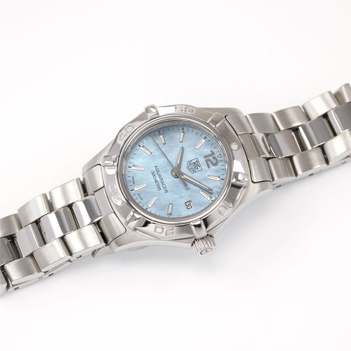 TAG Heuer Aquaracer Ladies Blue Mother of Pearl Dial watch WAF1417.BA0823