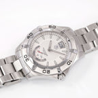 TAG Heuer Aquaracer Men's 41mm Silver Dial Grande Date Watch WAF1011.BA0822