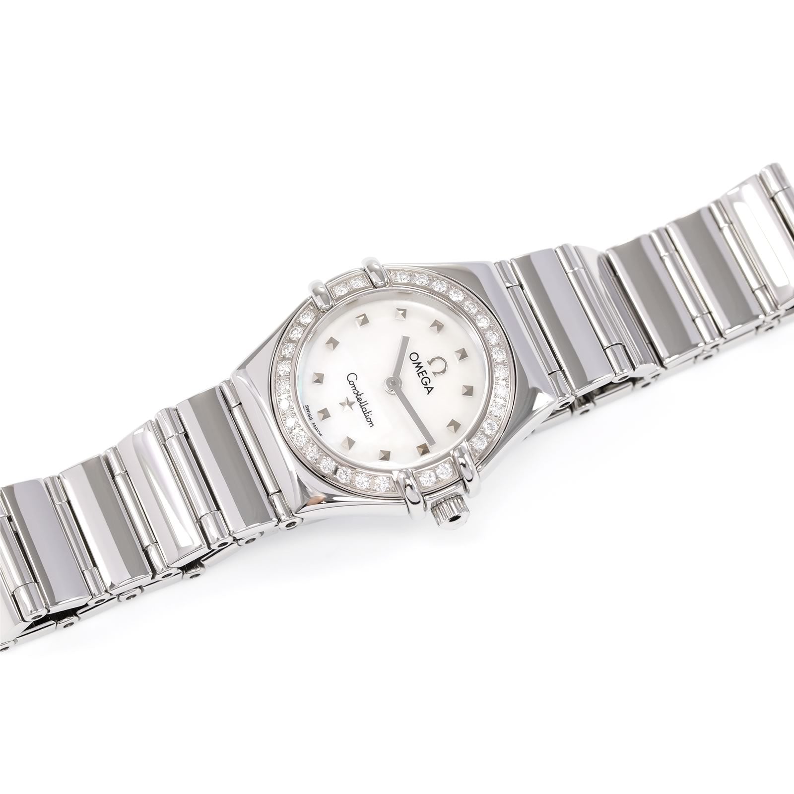 Omega Constellation 1465.71.00 Ladies 22mm White Mother of Pearl