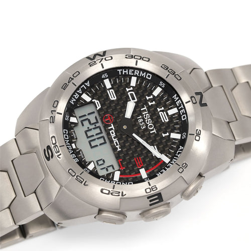 Tissot T-Touch Expert Carbon Fibre & Titanium T013.420.44.202.00 Men's chronograph watch