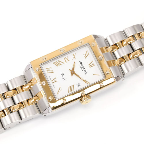 Raymond Weil Tango White Dial 18k Gold Plated watch 5381-STP-00308