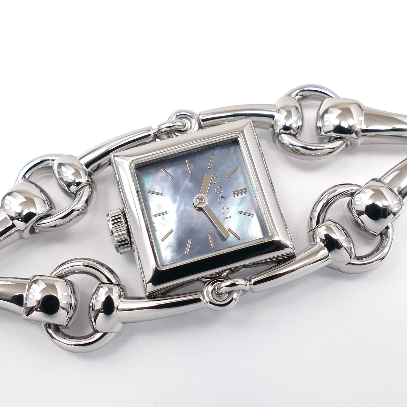 Gucci Signoria Blue Mother of Pearl 116.5 Ladies 20mm Square