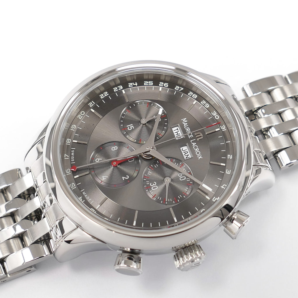 Maurice Lacroix Les Classiques LC1228 Chronograph Grey Dial