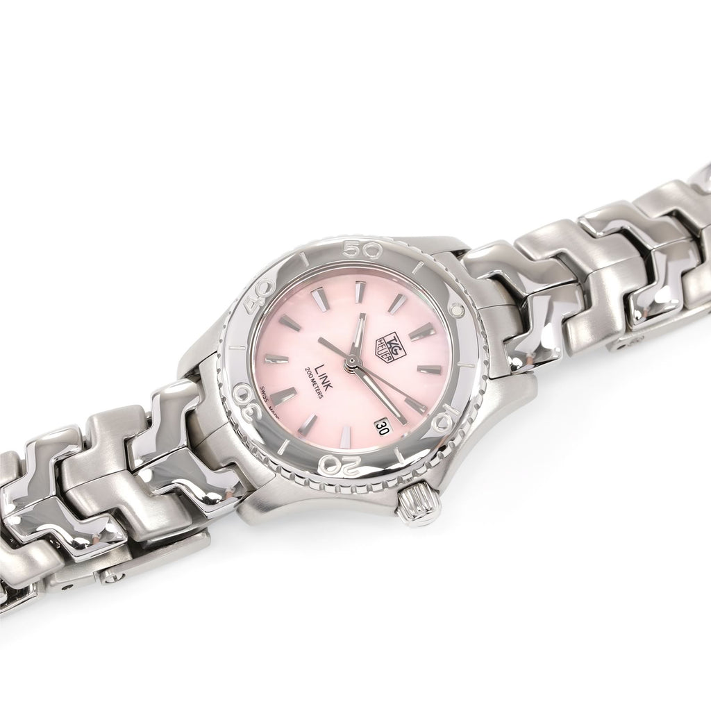 TAG Heuer Link Pink Mother of Pearl Dial ladies watch WJ1315.BA0573