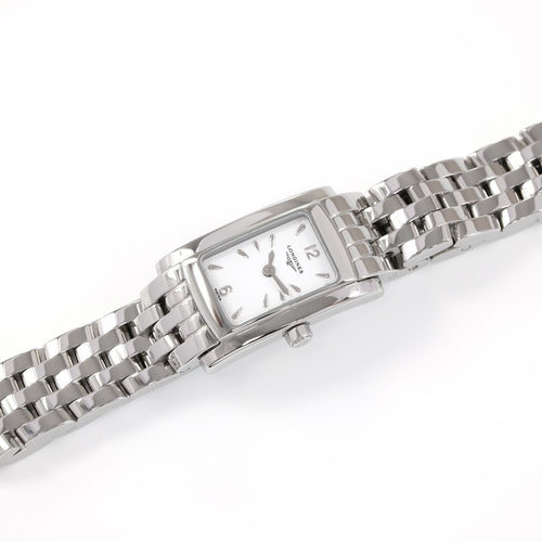 Longines DolceVita White Rectangular Dial ladies watch L5.158.4.16.6