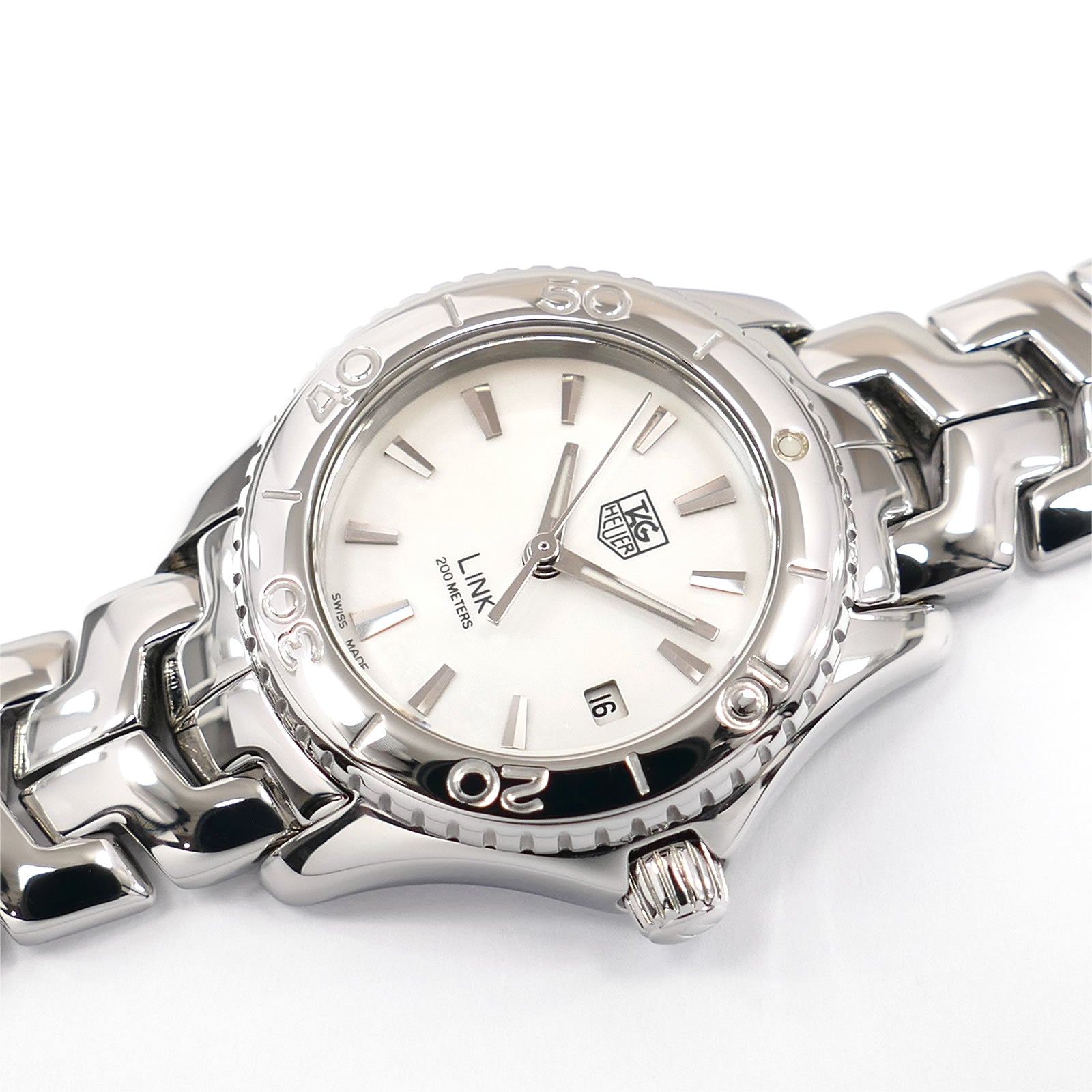 TAG Heuer Link WJ1313-0 White Mother of Pearl Dial