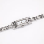 Gucci 3900L Ladies White Mother of Pearl 26 Diamonds Rectangular watch