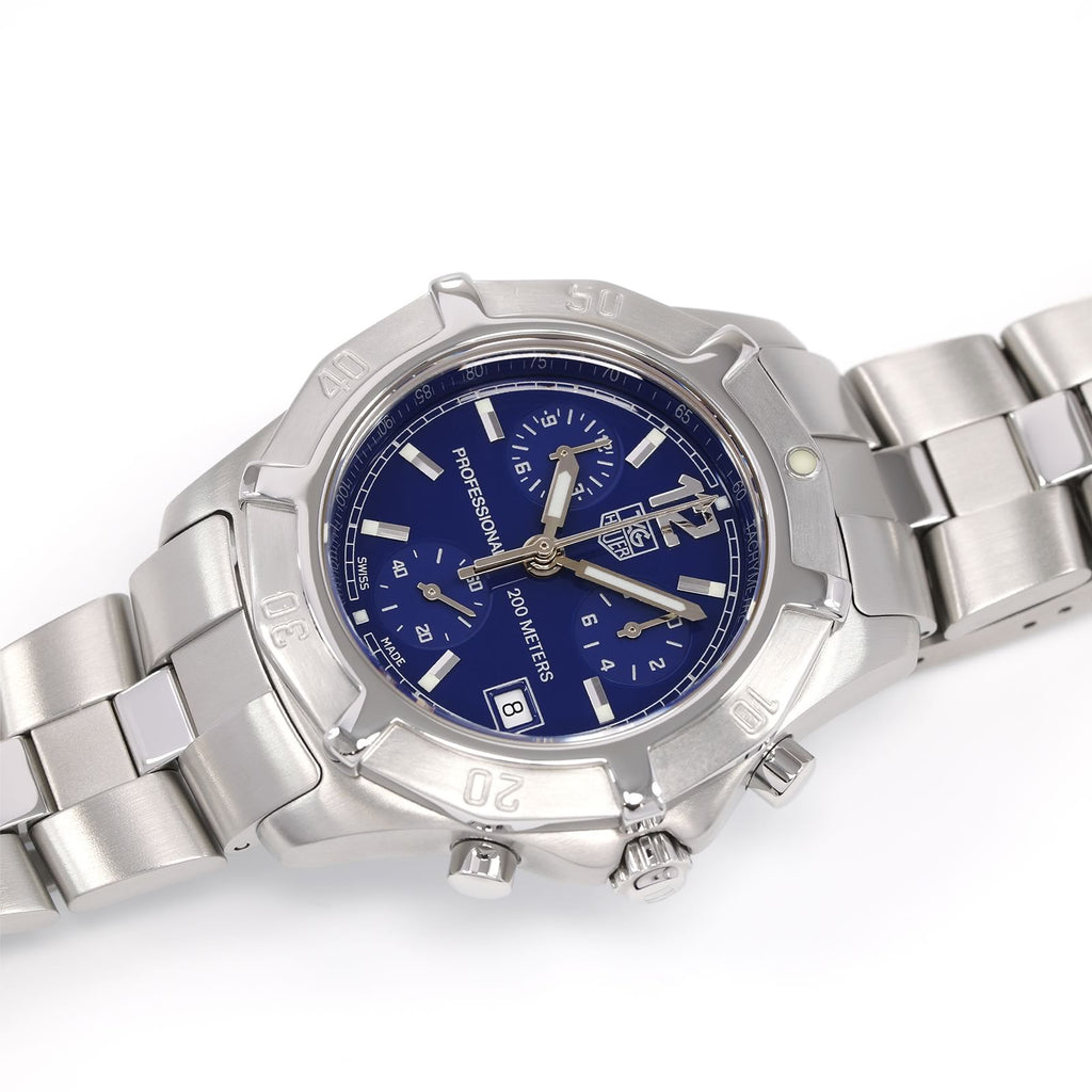 TAG Heuer 2000 Exclusive Men's Blue Dial Chronograph Watch CN1112.BA0337