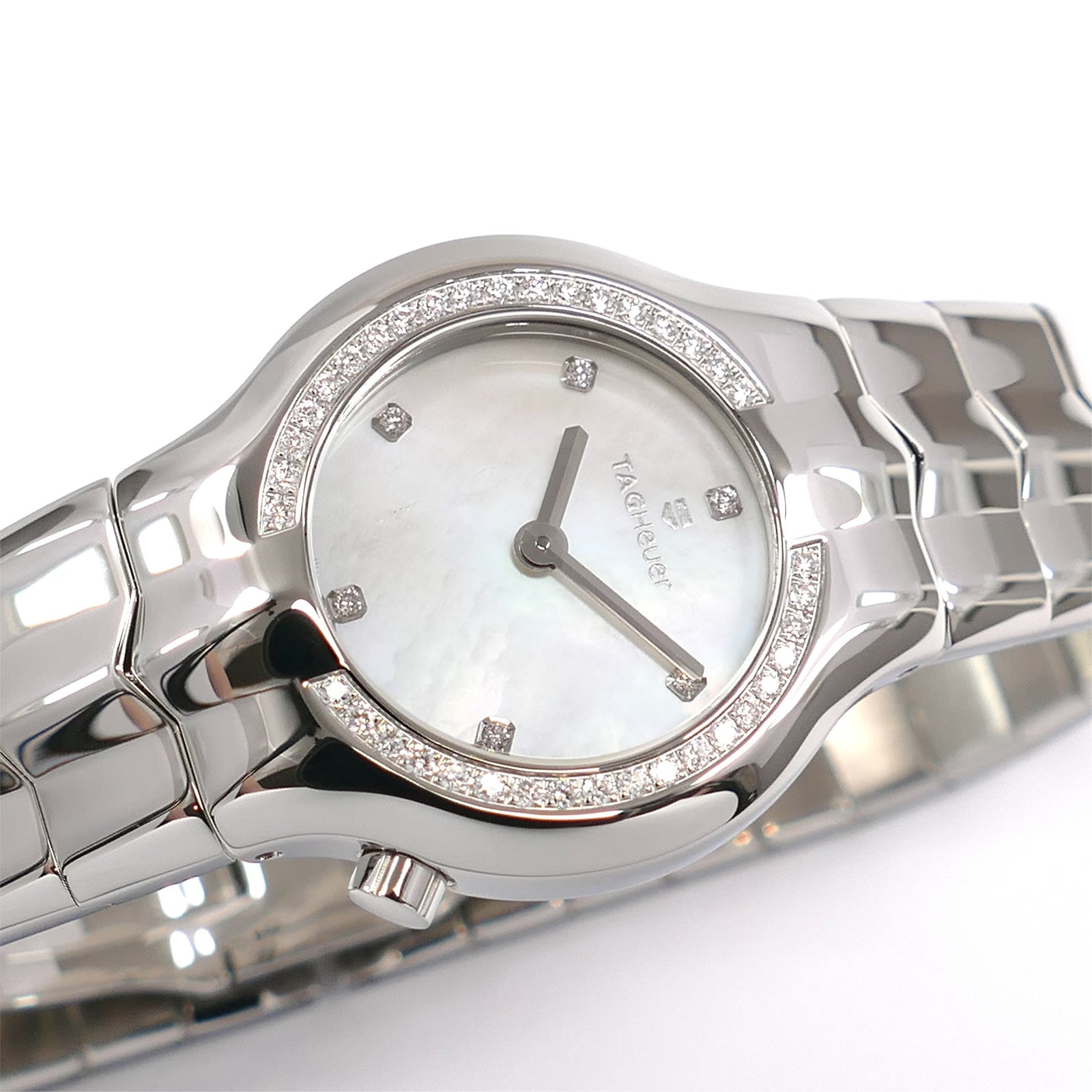 TAG Heuer Alter Ego WAA1416 44 Diamonds White Mother of Pearl dial
