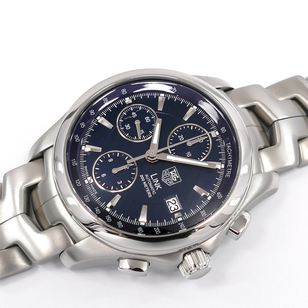 TAG Heuer Link Chronograph CJF2112 Blue Dial