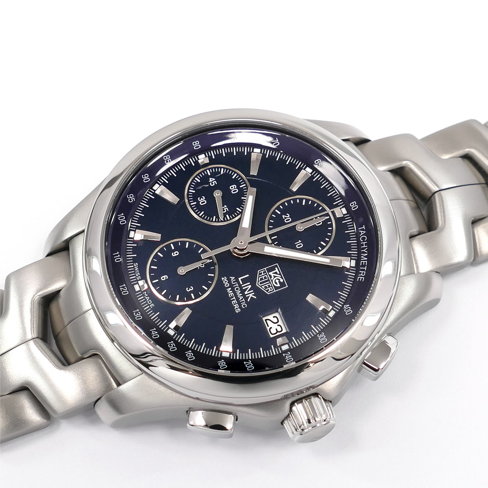 TAG Heuer Link Chronograph CJF2112 Blue Dial