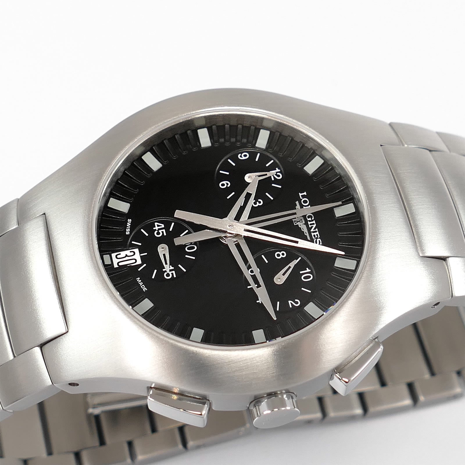 Longines DolceVita Oposition L3.618.4 Black Chronograph