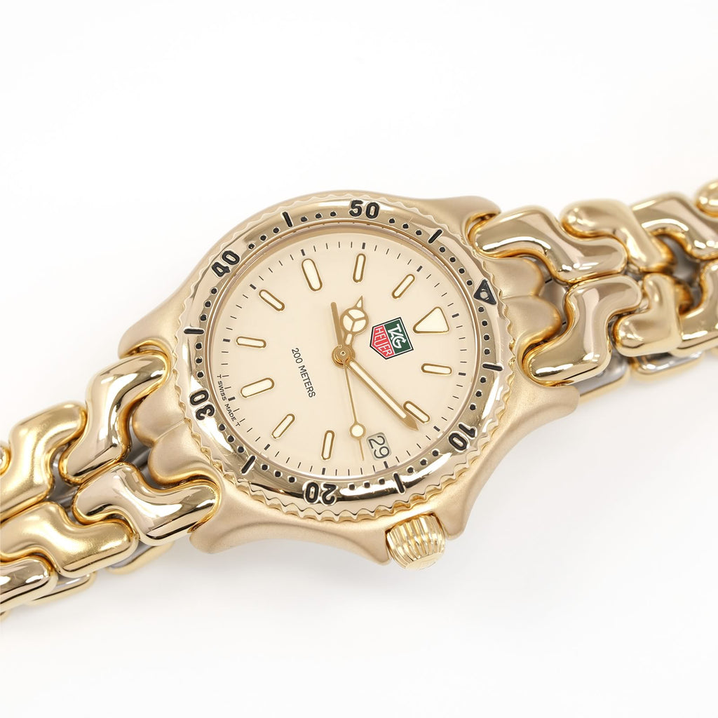 TAG Heuer SEL S94.713M/E Cream Dial 18k Gold Plated Vintage unisex
