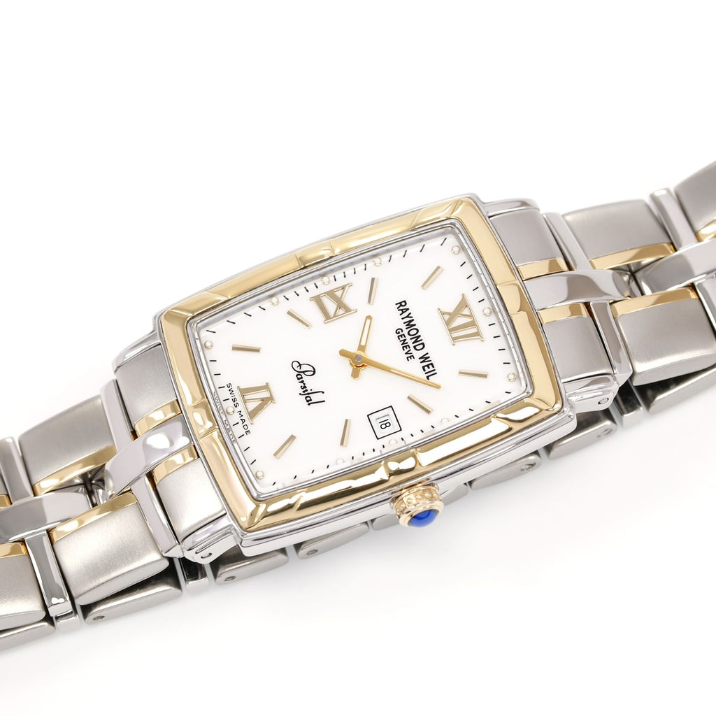 Raymond Weil Parsifal White Dial & Solid 18k Gold watch 9340-STG-00307