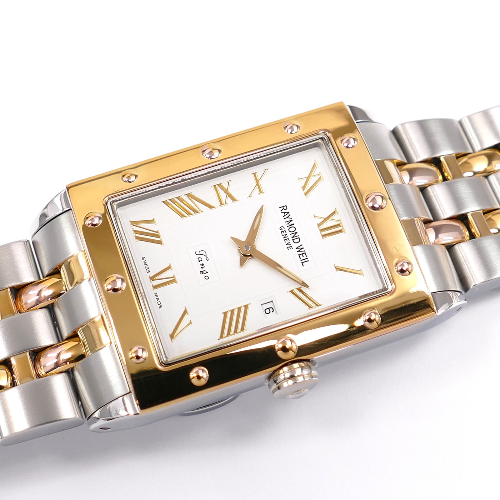 Raymond Weil Tango White rectangular dial