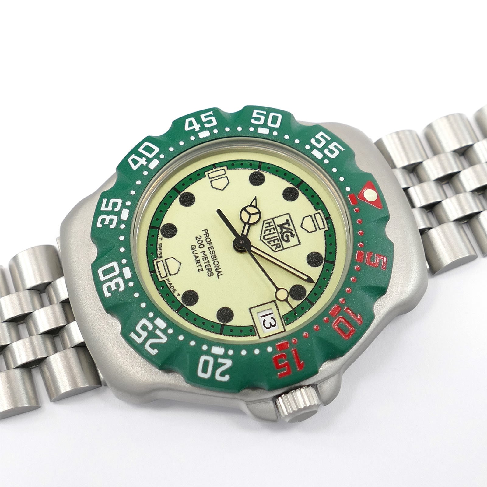 TAG Heuer Formula 1 372.513 Luminous Dial Green accents