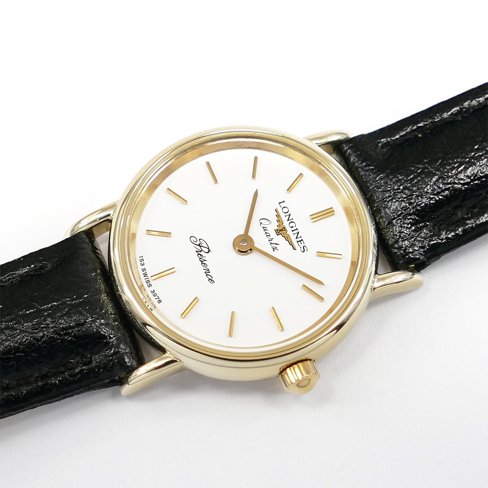 Longines Présence 9k Solid Gold White Dial