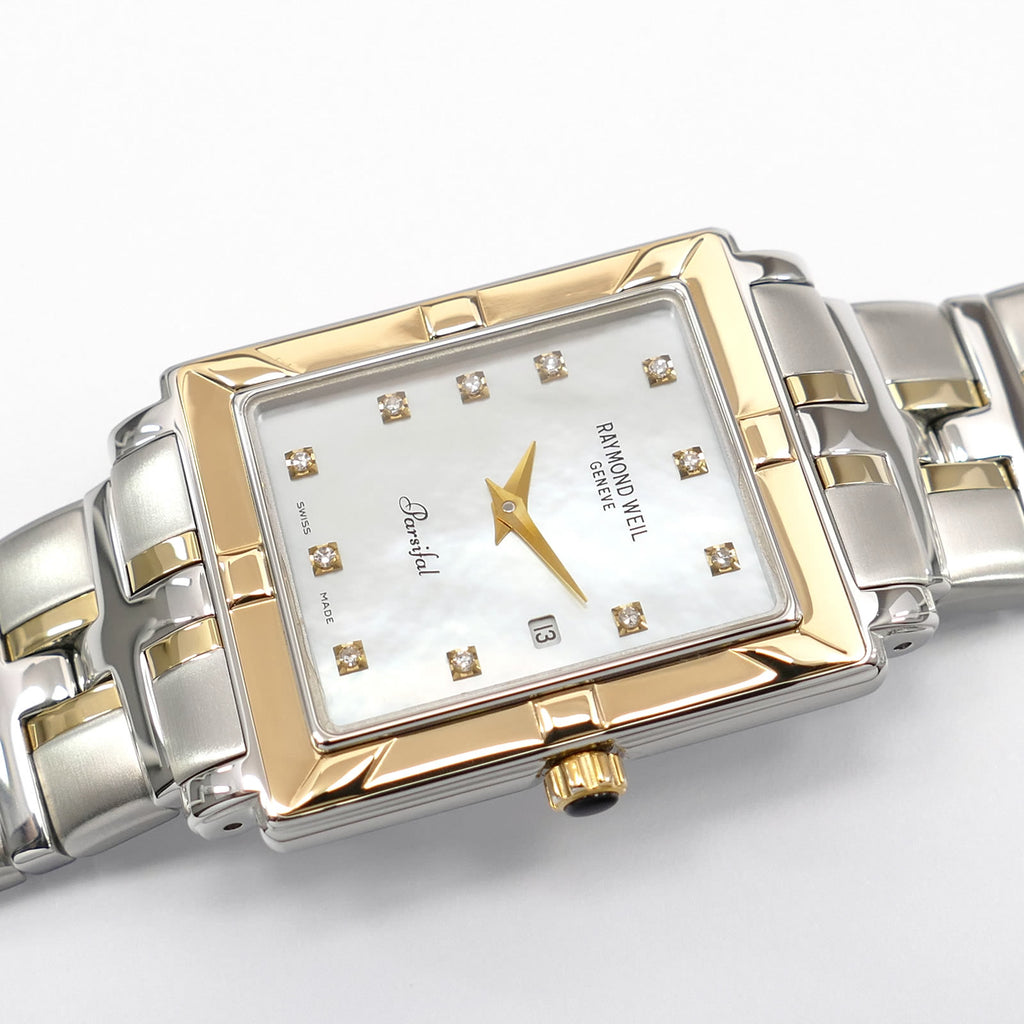 Raymond Weil Parsifal 9330 18k Gold White Mother of Pearl