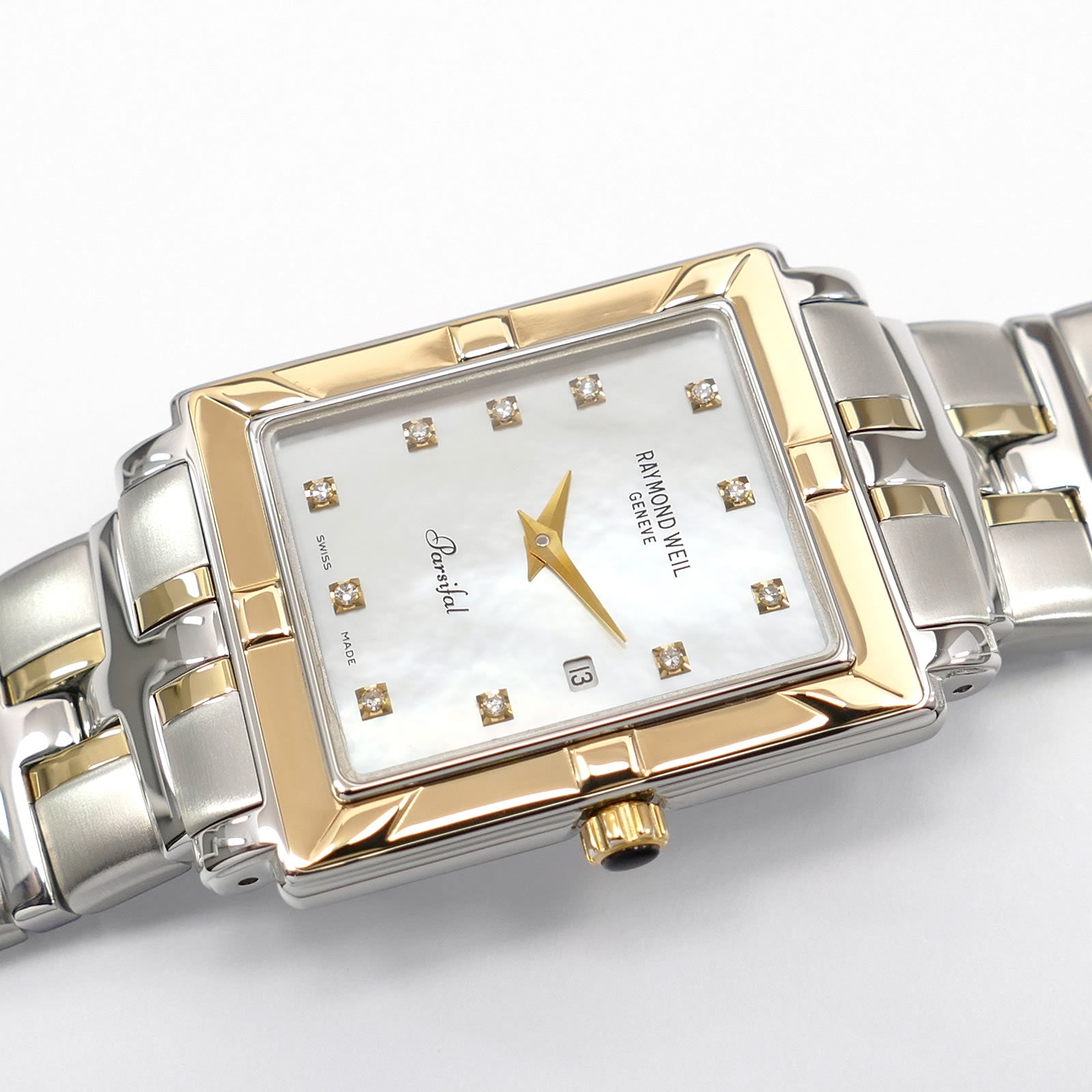 Raymond Weil Parsifal 9330 18k Gold White Mother of Pearl