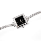 Gucci 1900L Black Dial Square Bangle Watch