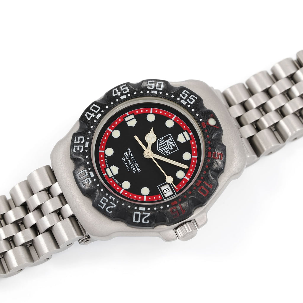 TAG Heuer Formula 1 374.513 Black & Red accents
