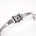 Gucci G-Frame YA128504 Ladies Mirror Dial Square bangle watch