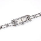 Gucci 3900L White Mother of Pearl with Diamonds Rectangular ladies watch
