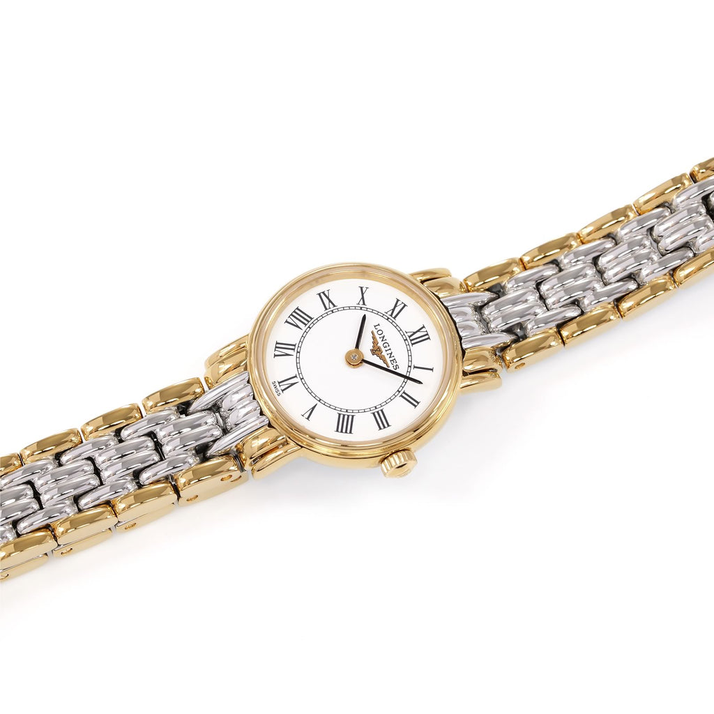 Longines Présence White Dial Two Tone Roman Numerals L4.219.2.11.7