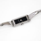 Gucci G-Line Ladies Black Dial Bangle Watch YA109522 Rectangular