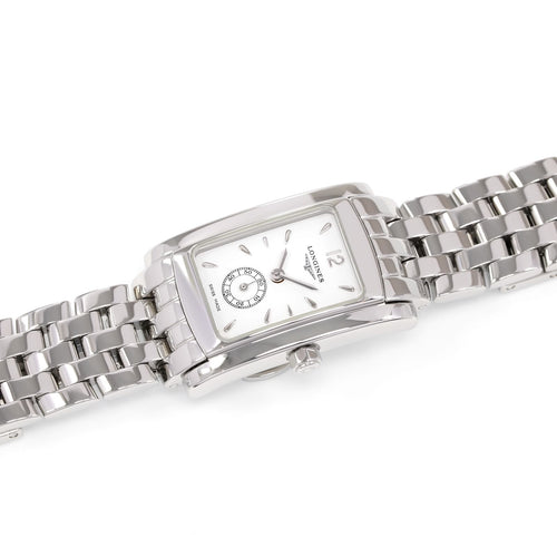 Longines DolceVita White Dial Rectangular ladies watch L5.155.4.16.6