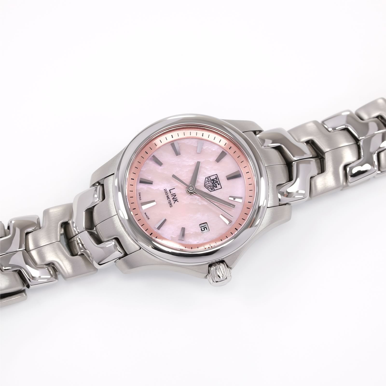 TAG Heuer Link Lady Pink Mother of Pearl watch WJF1312.BA0573