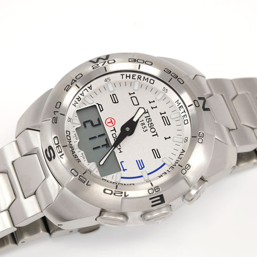 Tissot T-Touch Expert T013420A Men's 43mm Silver Dial T013.420.11.032.00A